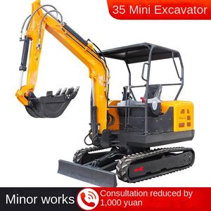 Miniexcavadora Multifuncional de Una Tonelada con 20 Ganchos para Excavación Doméstica, Ingeniería, Agricultura y Huertos - Product Image 6