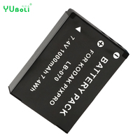 Batterie d'appareil photo de haute qualité 1000mAh LB-070 LB070 LB 070 pour Kodak Pixpro AZ651 AZ651 Batteries numériques