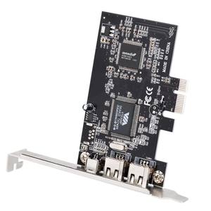 PCI-E 3 พอร์ต 1394a 1394b การ์ดขยายไฟร์ไวร์ 2x6 พิน+1x4 พินสำหรับเดสก์ท็อปพีซี - Product Image 3