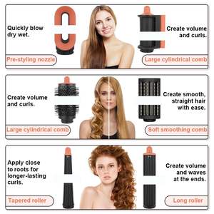 HS 08 Fer à Boucler Multifonctionnel 6-en-1 avec Affichage LED de la Température et 3 Réglages de Chaleur - Product Image 4