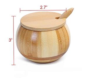 Boîte à sel <span class=keywords><strong>en</strong></span> <span class=keywords><strong>bois</strong></span> Mini sucrier pour cuisine Boîte à épices <span class=keywords><strong>en</strong></span> <span class=keywords><strong>bois</strong></span> fonctionnelle - Product Image 6