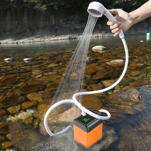 <span class=keywords><strong>Pompe</strong></span> de douche électrique portable étanche 9600 mAh pour camping en extérieur, randonnée, voyage, plage, arrosage des animaux et bain - Offre Spéciale - Product Image 3
