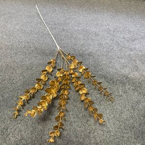 FL-258 fabbrica di piante d'oro vero tocco a stelo lungo dorato soffitto a foglia d'oro appeso fiori artificiali decorazione di nozze di natale - Product Image 2