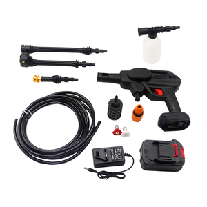 Nettoyeur haute pression <span class=keywords><strong>sans</strong></span> fil portable, batterie lithium 21V 3000mAh, pistolet de lavage de voiture à main, canon à mousse, 10 bars, pour le <span class=keywords><strong>nettoyage</strong></span> de la maison et du jardin - Product Image 6