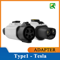 Nouvel adaptateur convertisseur de charge EV portable 32A 220V Type 1 NACS J1772 7kW Qiaoyi avec garantie 1 an PC+Cuivre pour rétrofit/mise à niveau