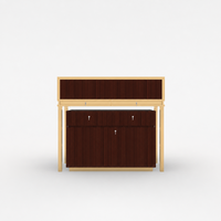 Comptoir de bijouterie de luxe moderne sur mesure, vitrine d'intérieur pour présentation de bijoux