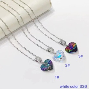 Xuping <span class=keywords><strong>jingjing</strong></span> – collier cœur pour toujours, collier délicat en cristal à la mode, nouvel arrivage - Product Image 3