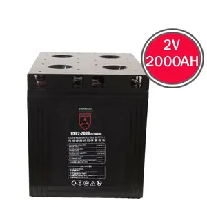 2V 2000ah güneş paneli PV yedekleme için ücretsiz bakım kurşun asit pil-enerji 2V 2000ah jel güneş enerjisi pil 2V