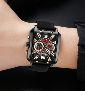 Skmei 9340 moda cara personalizada hombre <span class=keywords><strong>reloj</strong></span> de cuarzo agradable correa de cuero genuino 3 diales cronómetro personaje <span class=keywords><strong>reloj</strong></span> de negocios - Product Image 5