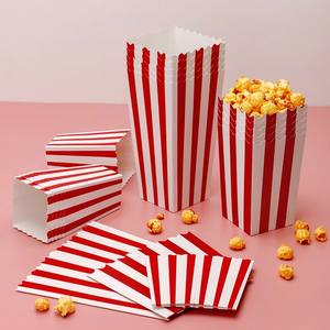 Cubos de <span class=keywords><strong>Palomitas</strong></span> de Maíz de <span class=keywords><strong>Doble</strong></span> Pared Reciclables de Grado Alimenticio al por Mayor para Cine, Contenedores para Llevar de Galletas, Hamburguesas y Aperitivos - Product Image 2