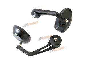 Rétroviseurs universels JPMotor en aluminium 6061 T6 pour moto avec verre anti-éblouissement bleu pour <span class=keywords><strong>Cafe</strong></span> <span class=keywords><strong>Racer</strong></span> - Product Image 6