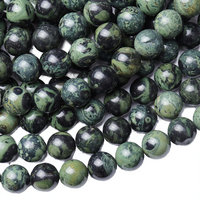 Perles rondes en pyrite bleu ciel naturelles de 12 mm pour la fabrication de bijoux, provenant de la manufacture Cn/gua, perles d'agate naturelles en vrac