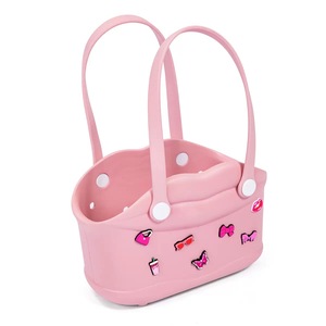 Sac de plage multifonctionnel New Lip <span class=keywords><strong>Kiss</strong></span> EVA de haute qualité Style classique DIY avec deux sections ouvertes Motif de bonbons délicats - Product Image 4