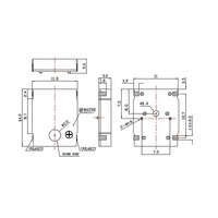 Module sonore de sirène passif Globaltone 14 mm Mini SMD à montage en surface, transducteur magnétique électrique, technologie piézoélectrique, 5 V