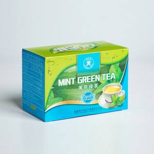 FC59 GT905 Té con sabor a menta Superventas Precio barato Chino 40g Caja Té verde Bolsita de té Cha Bolsas de té Regalo Proveedor de té Fujian - Product Image 3