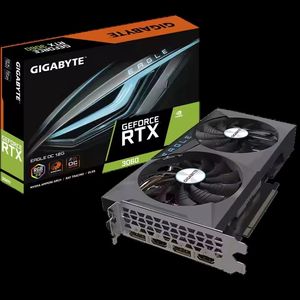 GIGABYTE GeForce RTX <span class=keywords><strong>3060</strong></span> <span class=keywords><strong>EAGLE</strong></span> <span class=keywords><strong>12G</strong></span> (rév. 12) Cartes graphiques de jeu OEM 2.0) – Performances exceptionnelles - Product Image 1
