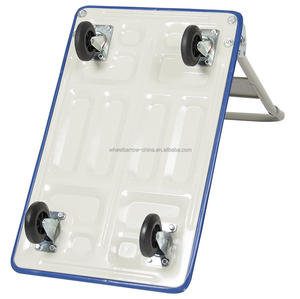 Chariot à plate-forme en fer de haute qualité 300Kg capacité de poids pliant pousser Cargo <span class=keywords><strong>Prestar</strong></span> plate-forme camion à main - Product Image 4