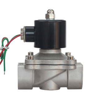 Válvula Solenoide de Agua de Acero Inoxidable de 2W con Control de Alta Temperatura 12V 24V 220V para Aire/Gas - Product Image 1