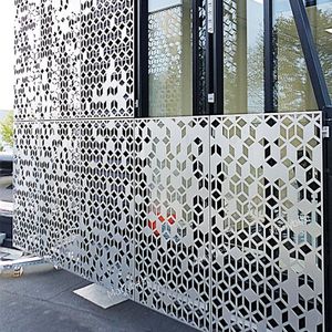 Valla de pared de metal y aluminio, diseño personalizado <span class=keywords><strong>para</strong></span> casa residencial - Product Image 5