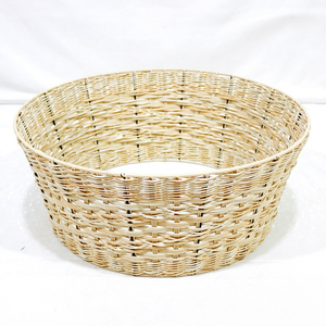Hot Selling Round Handmade PE Rattan <b>Christmas</b> <b>Tree</b> Skirt Natural Weave Basket Style Decorative <b>Base</b> - Product Image 6