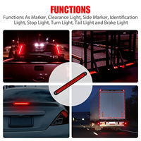 12V 24V 15 LED voiture frein arrêt tourner feu arrière camion remorque côté marqueur indicateurs lumière LED avertissement barre lumineuse camion feu stop