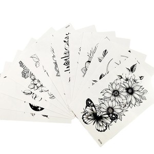 Tie Shangmei – autocollants de tatouage temporaire, motif floral, papillon, serpent, imperméables, longue durée, tatouage semi-permanent pour bras, K5151 K5162 - Product Image 5