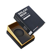 Boîte d'emballage vide pour complément alimentaire Shilajit avec logo personnalisé imprimé