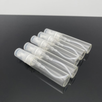Flacon en verre cylindrique transparent de 5 ml avec bouchon à vis standard pour parfums et diffuseurs à bâtonnets (couleurs personnalisables)