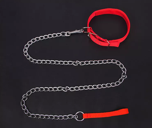 <span class=keywords><strong>Collar</strong></span> de Metal fuerte para perro, cadena con asa de nailon, correa para perro - Product Image 6