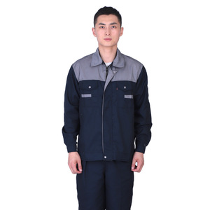 Vêtements de <span class=keywords><strong>travail</strong></span> à manches longues pour hommes Vêtements de sécurité réfléchissants en coton pour le <span class=keywords><strong>travail</strong></span> électrique et l'utilisation en atelier - Product Image 1