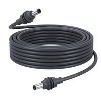 Câble d'alimentation CC Starlink Mini, mâle-mâle, rallonge d'alimentation CC, OD5.0, cuivre étamé 18AWG, compatible avec Starlink Mini