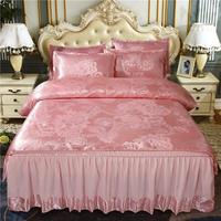 Parure de lit jacquard personnalisable de luxe, style européen-américain, motif végétal, pour la maison et l'hôtel – Offre spéciale
