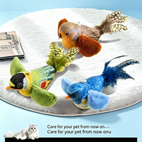 Jouet interactif pour chat Yue Chong : Simulation de chant d'oiseau, suspension élastique, auto-entretenue par l'animal, vente en gros