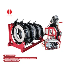 SHBD630 Pe Hdpe Tube Welder Hydraulic Butt Fusion Polyethylene Pipe Joint Welding Machine For Plastic Pipe