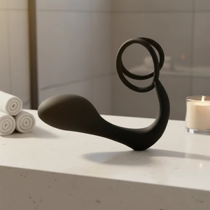 Anillo Vibrador de Silicona para Masaje de Próstata, Tapón Anal para Adultos, Juguetes Sexuales para Hombres <span class=keywords><strong>Gay</strong></span>, Anillos para Pene para Masturbación Masculina - Product Image 5