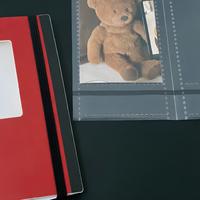 Classeur à 16 emplacements personnalisable en PP, pages opaques, étanche, écologique, portable pour le rangement de documents A4, personnalisable