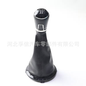 Couvercle de pommeau de levier de vitesse Volkswagen, 5 ou 6 vitesses, transmission manuelle en cuir, pour accessoires intérieurs de voiture - Product Image 3