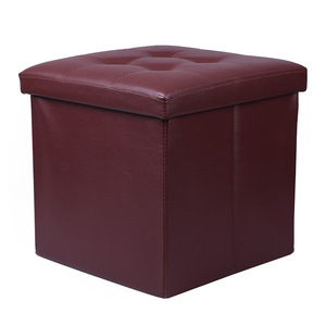 <b>Storage</b> <b>Box</b> Stool Square Foldable With Lid <b>For</b> Kids Toy Clothes <b>Storage</b> White Red Green Beige Gray - Product Image 5