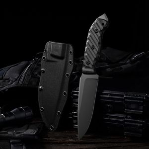 Tang מלא חזק לבנות חיפוש סכין להב קבוע חיפוש במהירות טקטי ניתן לפרוס את החגורה לשאת סכינים - Product Image 4