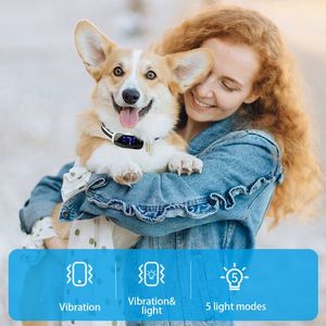 Venta al por mayor de fábrica recargable <span class=keywords><strong>LED</strong></span> Digital Display Dog Anti Bark No Barking <span class=keywords><strong>Collar</strong></span> con impermeable <span class=keywords><strong>Led</strong></span> Light Up <span class=keywords><strong>Collar</strong></span> - Product Image 3