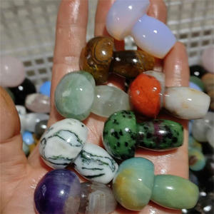 Novedades, Cristales de 35 mm, Artesanías Curativas, Tallados, Cristal de Cuarzo Natural Multicolor, Figuras de Hongos para Decoración - Product Image 2