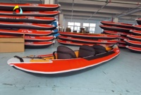Kayak gonflable à double siège bateaux à rames kayak tandem à point de chute