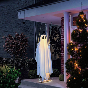 LH Acrylic Ghost <b>Swing</b> Wedding Decor Lights Battery Powered Personalized-Giant Outdoor Garden <b>Patio</b> Yard Porch NEW Decoration - Product Image 3
