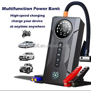 <span class=keywords><strong>Arrancador</strong></span> de batería de coche de alta potencia <span class=keywords><strong>profesional</strong></span> de 16000mAh 2000A, compresor de aire ABS, inflador de neumáticos, Kit de cargador de Banco de energía - Product Image 3