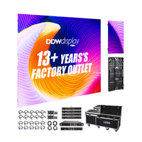 Pantalla LED para Video Wall de Conferencias Serie DDW, P3.91, 500*1000mm, 500*500mm, a Todo Color, Alto Brillo, IP65, para Exhibición en Salas Comerciales