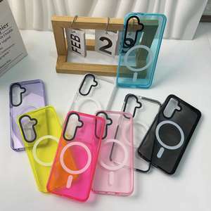 Funda de Teléfono Transparente Mate Magnética de TPU Acrílico 2025 - Compatible con Samsung <span class=keywords><strong>Galaxy</strong></span> S25, S24Ultra - Product Image 5