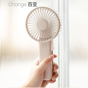 Portable <b>Mini</b> <b>Fan</b> <b>With</b> Umbrella Clip <b>USB</b> Rechargeable Foldable Silent <b>Fan</b> For Outdoor Use White Blue Camel - Product Image 4