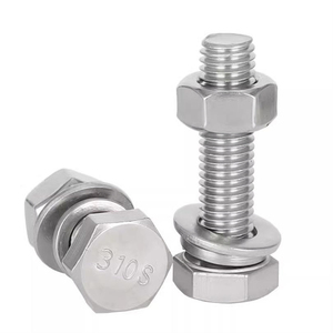 Tornillos y Tuercas Hexagonales de Acero Inoxidable A2-70 Personalizados OEM ODM, Tornillos M6 M8 M10 M12 M14 M16 M18 M20, Tornillos y Tuercas de Cabeza Hexagonal - Product Image 3