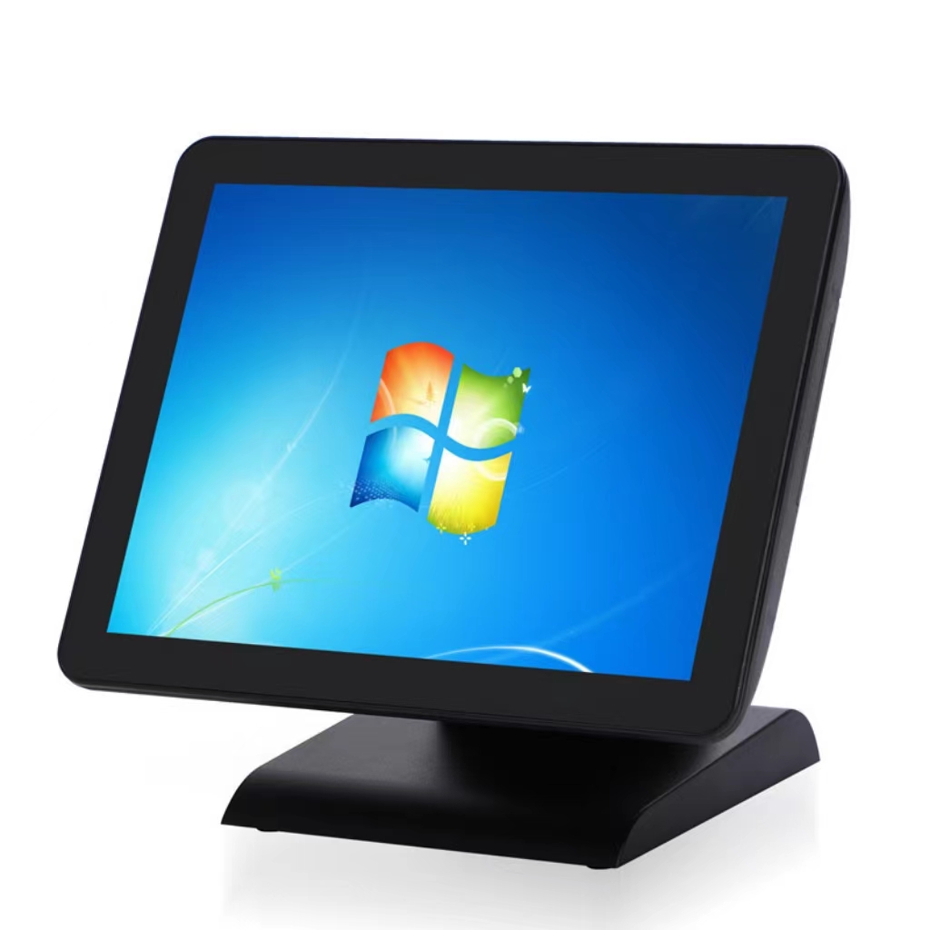 OEM 15-дюймовая система Pos Windows10 I3 4gb RAM 64gb SSD Pos терминал сенсорный кассовый аппарат с одним экраном Pos машина