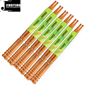 Jingying Music-varillas de tambor de bambú en espiral, alta resistencia, protección ambiental, alta calidad, 2022 - Product Image 2